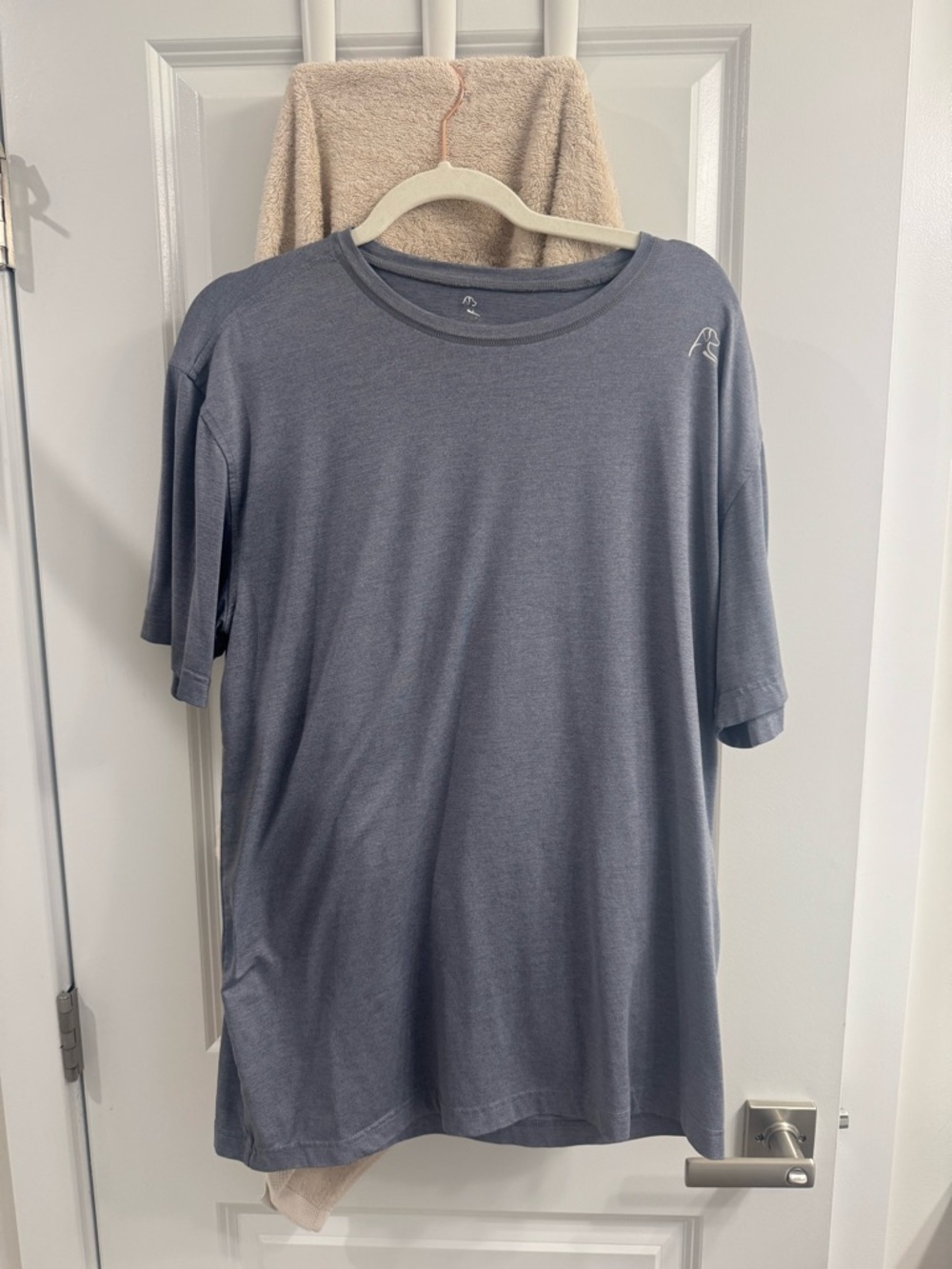 Rhoback Men's Short Sleeve Crewneck Shirt - Slate Blue